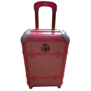 Disney Princess Style Collection Deluxe Suitcase -Suitcase Only, Pink, 14" High